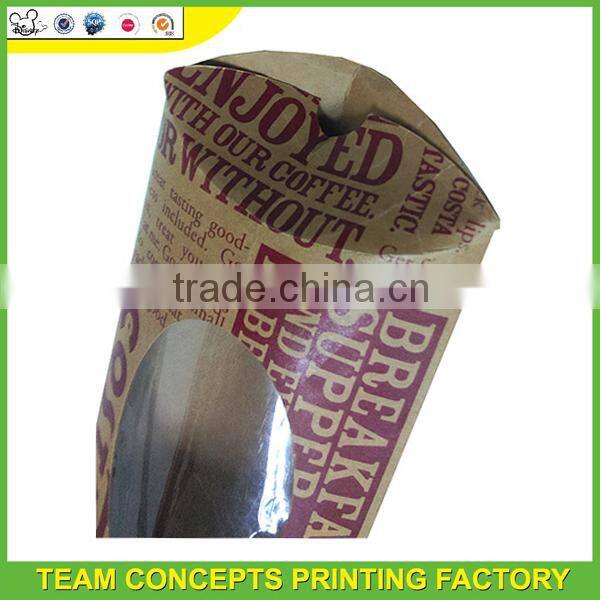 Brown color window pillow box