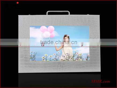Wedding Photo Album Suitcase,Fashion Design Photo Albums Suitcase,PU leather Album case