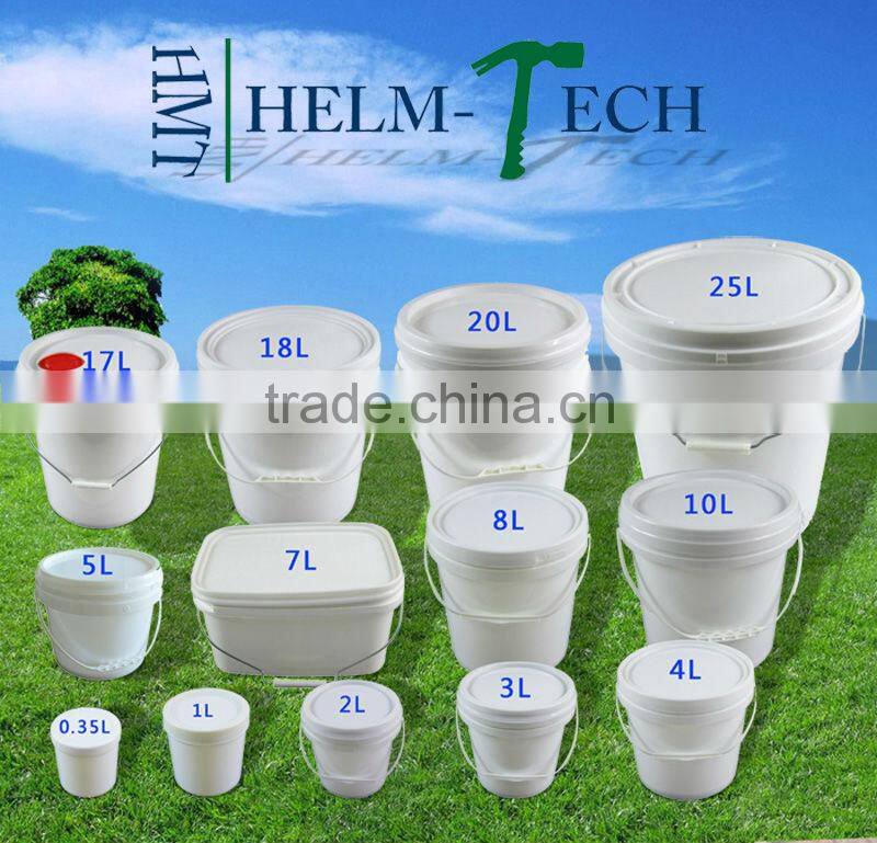15L Plastic Bucket pail with Handle and Lid
