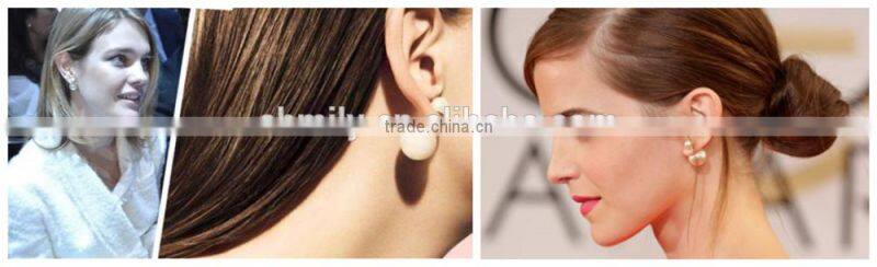 Women Trendy Jewelry Mix Design Gold Plated Matte Surface Clear Crystal Zircon Artificial Faux Diamond Stud Earrings CTBE16-CZ11