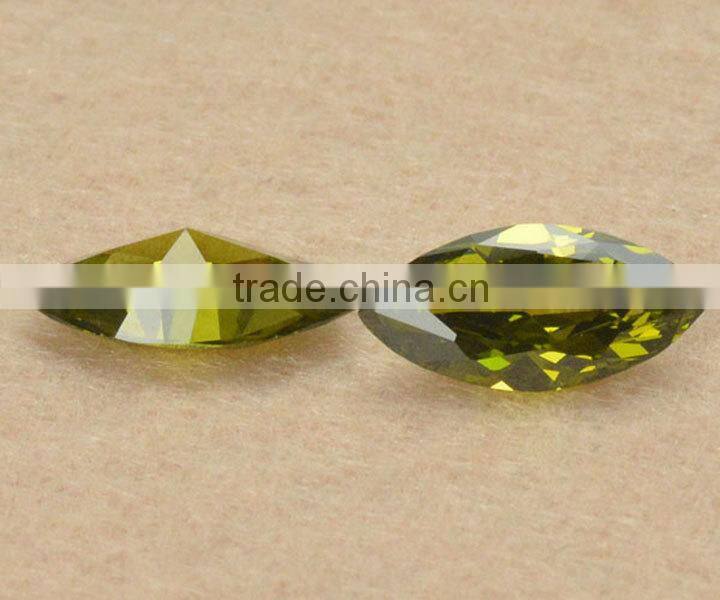 wholesale buy different color cubic zirconia marquise names olive green loose gemstones