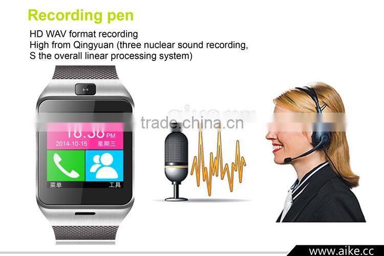 Smart bluetooth watch GV18 with NFC camera wristWatch SIM card Smartwatch for iPhone6 Samsung Android Phone watch phone