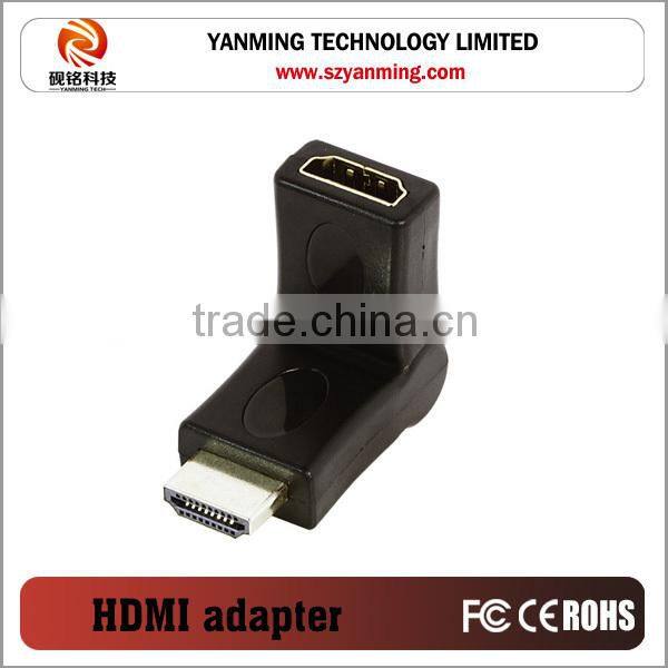180 degree hdmi adapter rotable hdmi adapter male to female