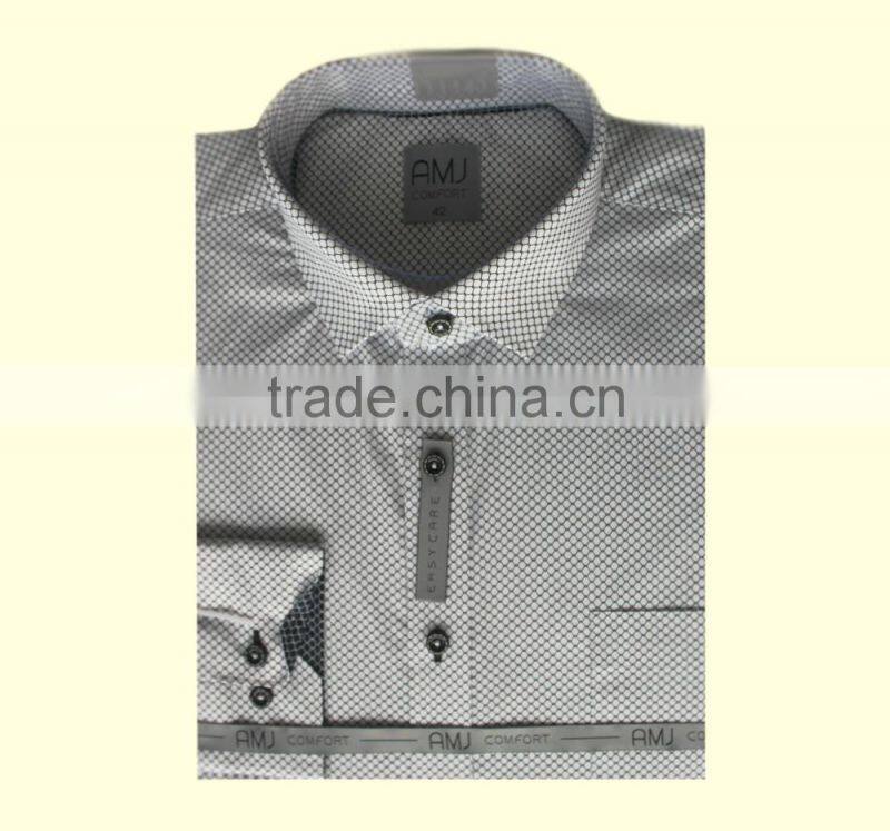 High quality new arrival mens top design dress shirts OEM service