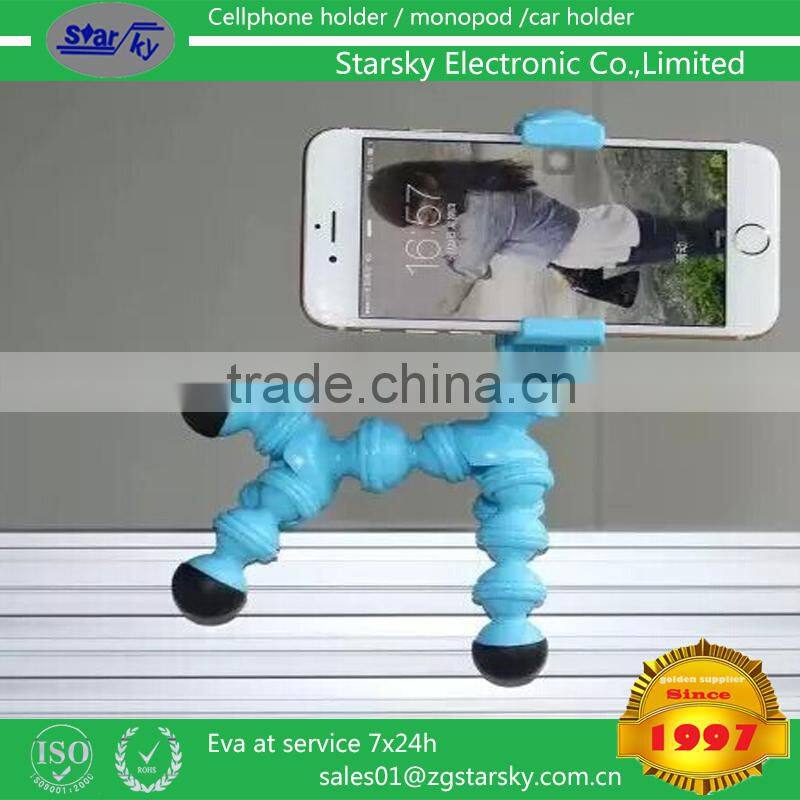 car phone holder Fashion Horse Style Tripod Holder Bracket Phone Holder + Camera Holder