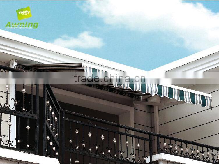 Most affordable custom made patio retractable manual awning