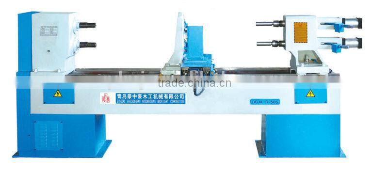 Wood Double Spindle CNC turning Lathe Machine