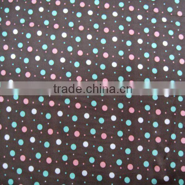 simple blue polka dot polyester fabric