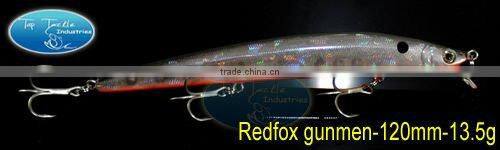 fishing lure Redfox Gunmen 120mm 13.5g minnow