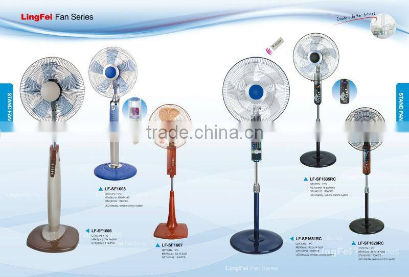 16 inch electric stand fan LF-SF1628RC with remote control