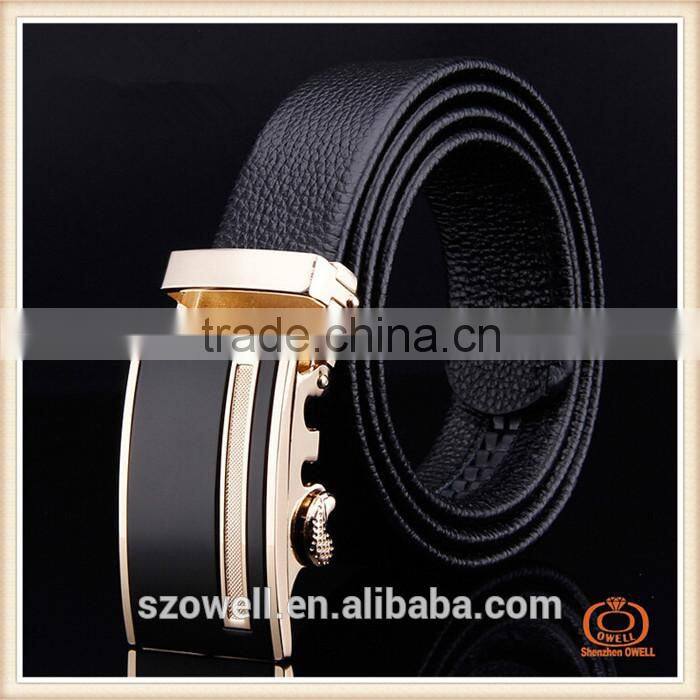 2016 Stylish new model belt unisex genuine leather belt