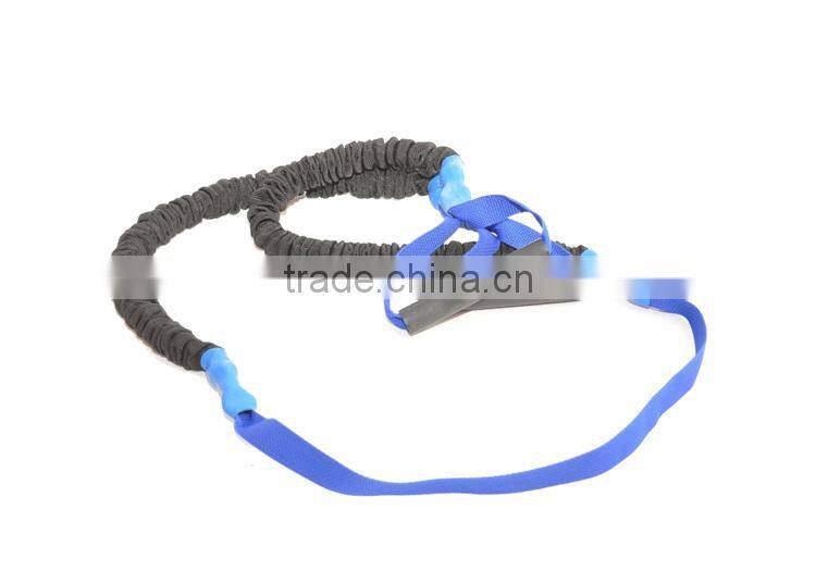 Extra Heavy 4 Feet sleeved latex fitness chest expander exercises