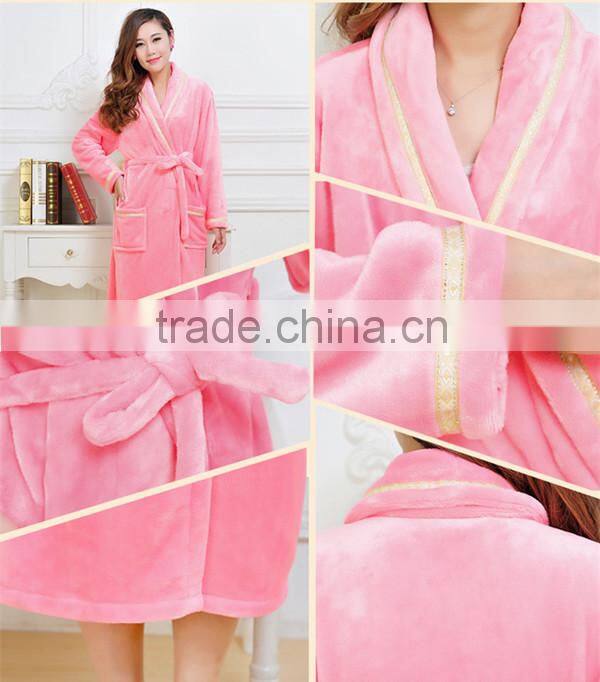 Winter hot-sale women/men sleepwear/flannel latest design pyjama for adult