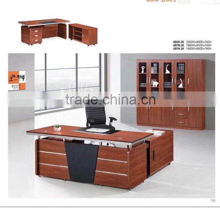 M016 Furniture modern wood computer desk and wardrobe