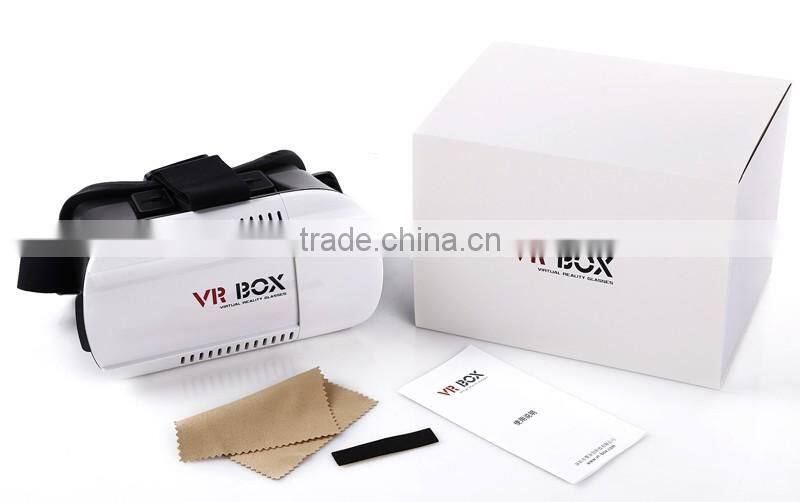 Timiya VR BOX Google Virtual Reality 3D Glasses for Phones,White+Black