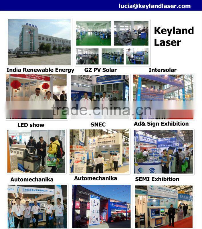 kEYLAND Broken Silicon Wafer CNC Scribing with Negative Cut