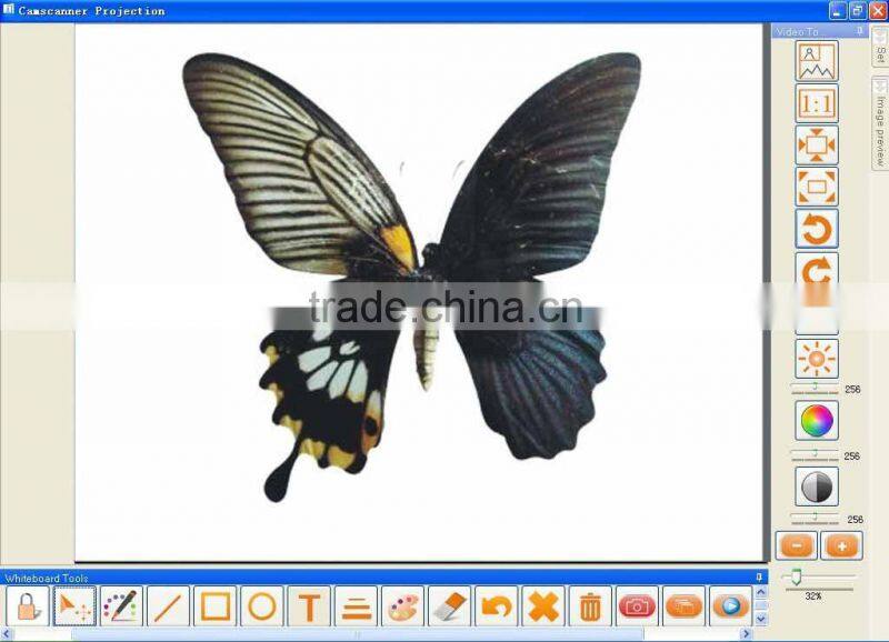 Trade asssurance supplier for education equipment VGA and USB document camera digital visualizer