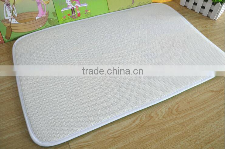 anti-slip rubber chair mat / coral fleece printed carpets rugs mat
