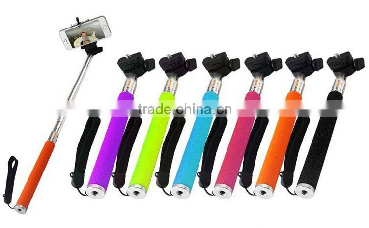 Cheap handheld bluetooth camera wireless monopod with remote shutter