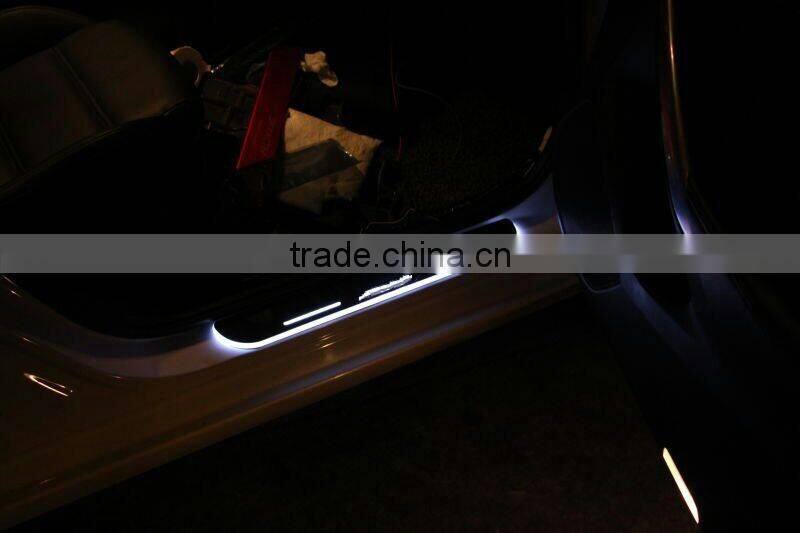 LED door sill plate for BMW F22 F34 GT F33 F01 F02 F20 X1 E84 M6 LED welcome moving door sill scuff plate light