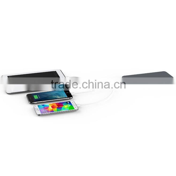 Factory cheap price 20000 mah super fast charging double USB portable smart color power bank