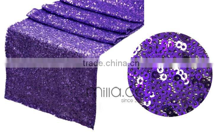 Sequin table runner weddings