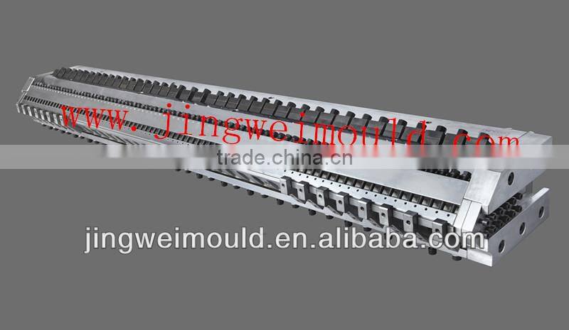 PVC PP PE wood plastic composite plate mould