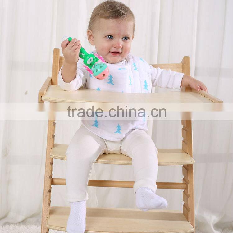 LAT Snap Bibs 100% cotton muslin baby bibs baby burp cloth