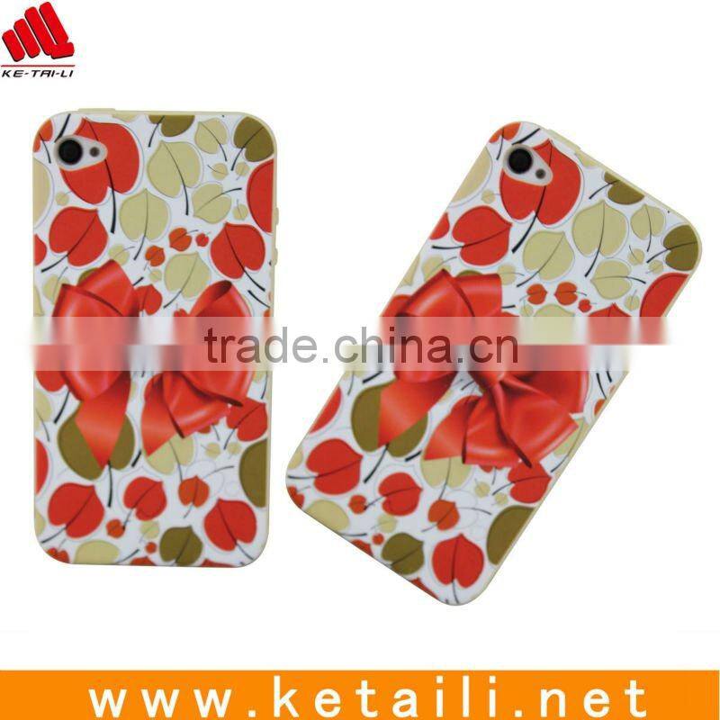 silicone for printing case for iphone 4