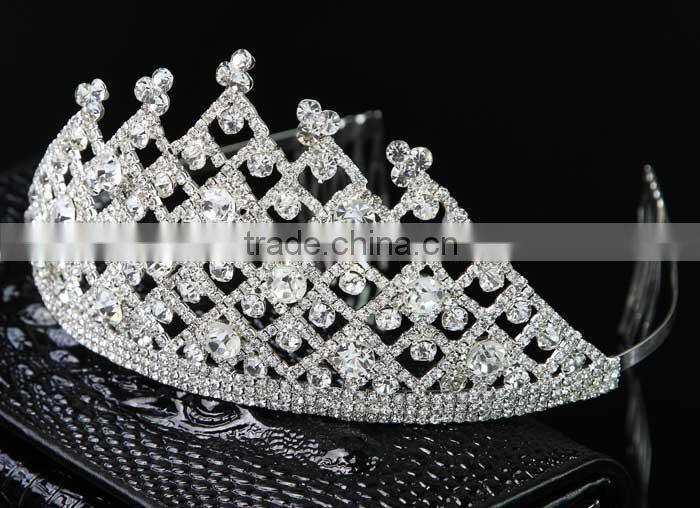 Latest Fashion Crystal Princess Crown for Girls J062304