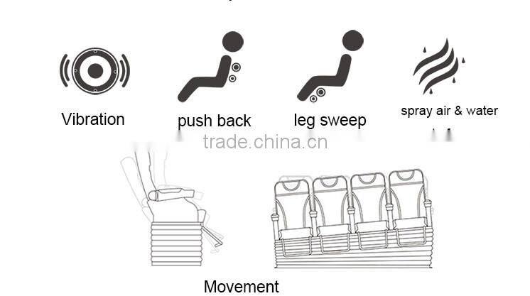 Electric System 60 Seats Motion Theater Seats with special Effects For 5D Cinema entertainment
