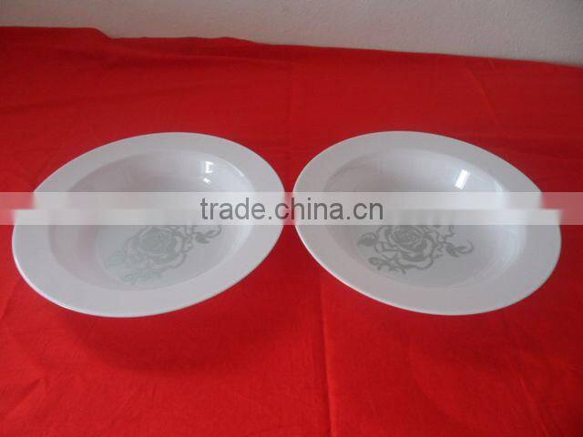 Disposable plastic side plate