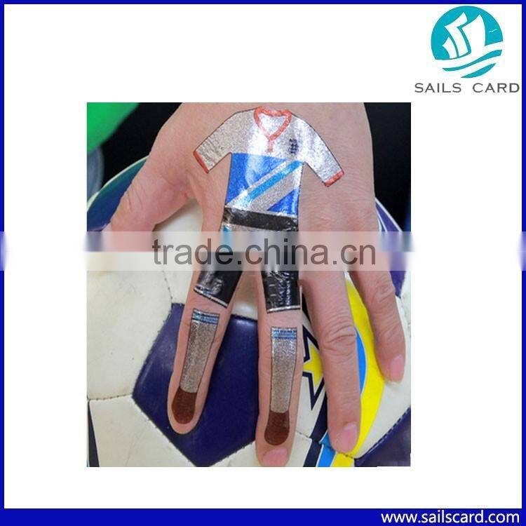 Hot sale New Design Country Flag tattoo sticker for fans