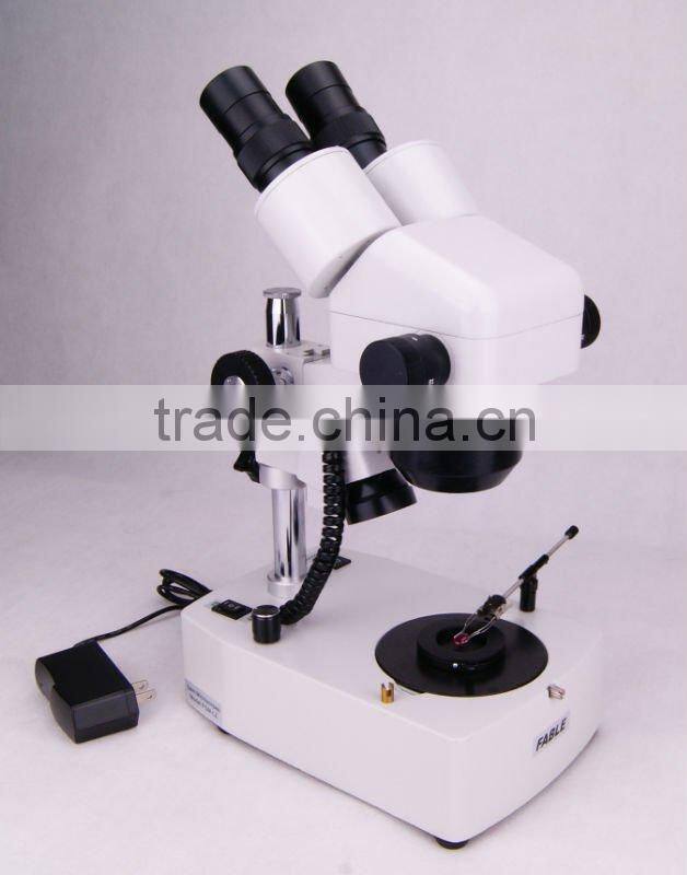 Wholesale Fable Generation 1st Straight arm type Gem Microscope With F19 binocular lens