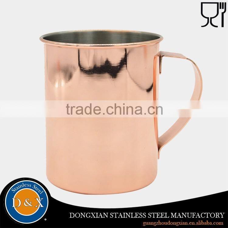 High quality 350ml cocktail stainless steel engraved beer mugs