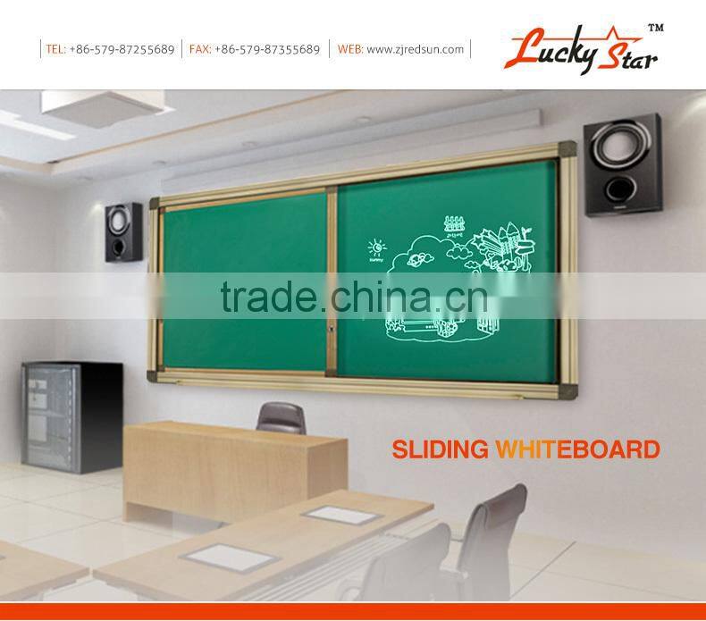 2015 lucky star new design children sliding electronic white teaching boards