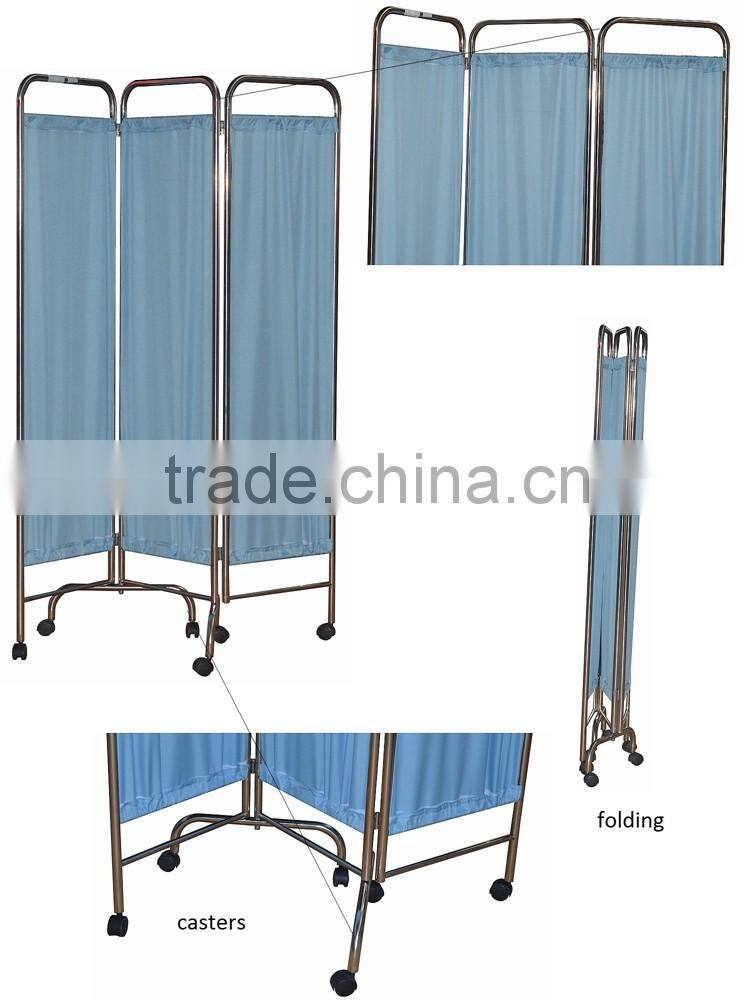 Luxury Patient Ward Folding Screen With Wheels