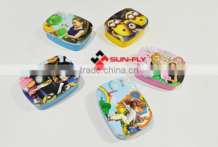 sublimation Plastic Custom printed children lunch box sandwich box