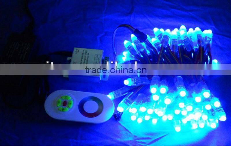 100pcs IP68 12V 12mm RGB dump node+rgb touch controller+12V/4A power adaptor