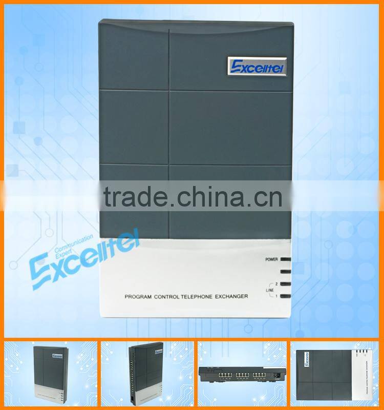 Excelltel / PABX /phone system /Office PBX /CS208 2 CO line 8 extension /external music on hold