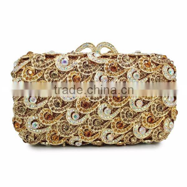 beautiful rhinestone crystal clutch bag wholesale purse latest clutch purses (88161A-G)