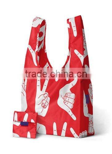 Genuine Bag Reusable Foldable Standard Size Nylon Shopping Bag