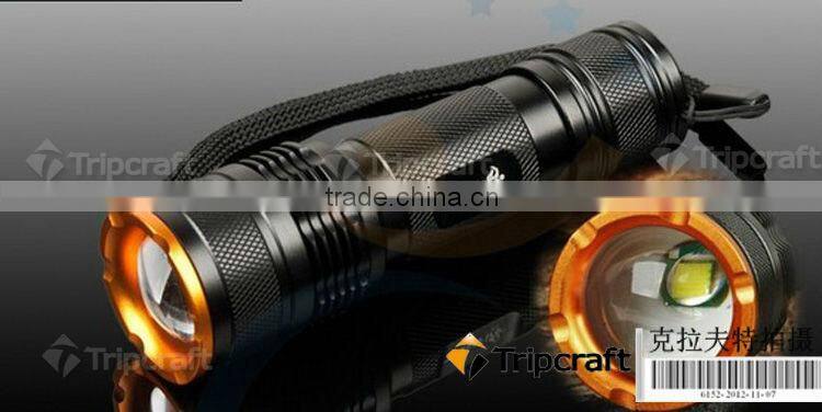 XM-L T6 1800 Lumens 7 mode Zoomable Led flashlight torch