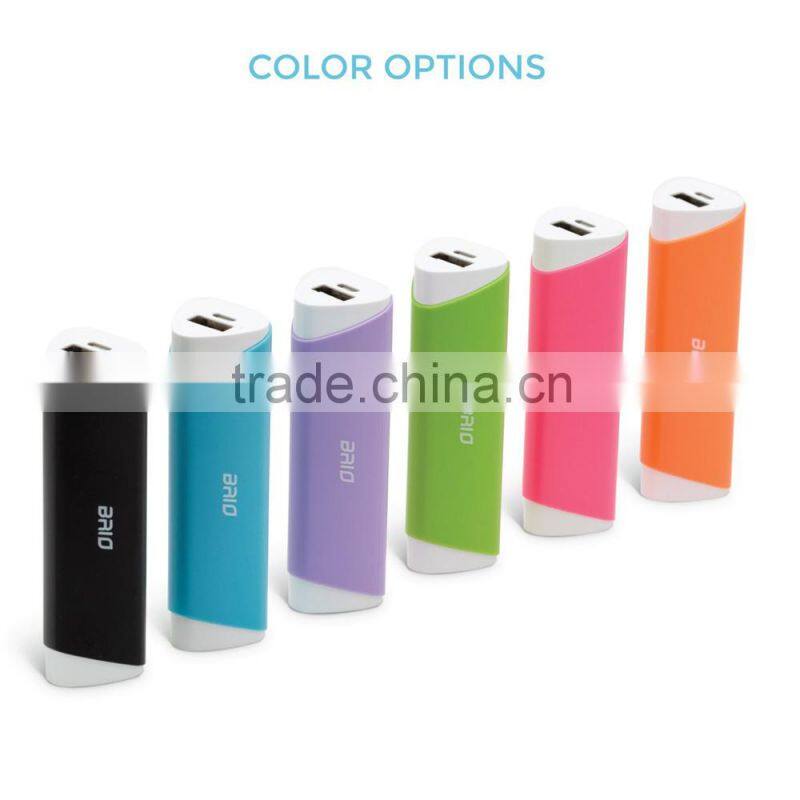 Fashionable mobile battery backup power bank 2600mAh