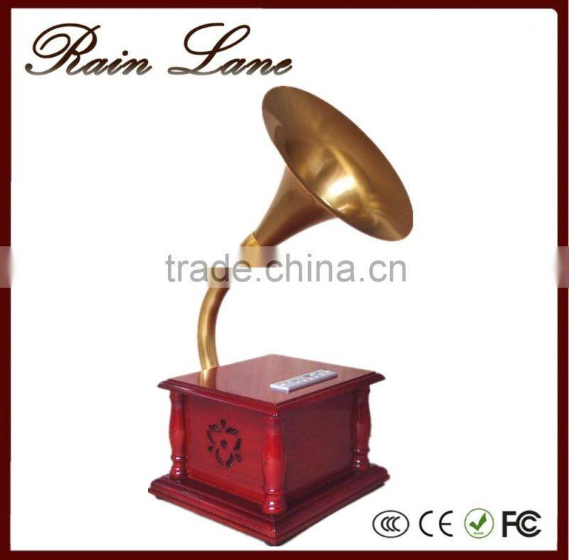 Rain Lane Retro Party Gift USB SD Bluetooth Music Box Decoration Gramophone