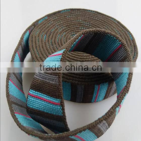 Wholesale jacquard ribbon polyester webbing strap