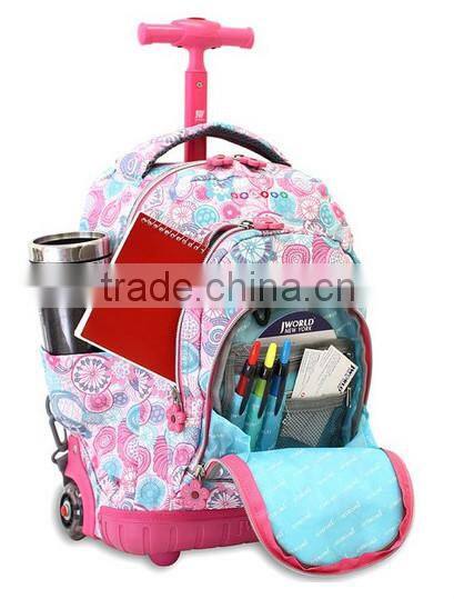 Hot sale trolley school bag for boy and girl wholesale school bags 2015