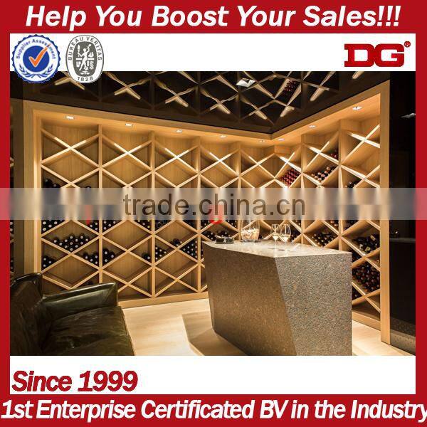 unique style wooden wine barrel furniture wine bottle holder wall