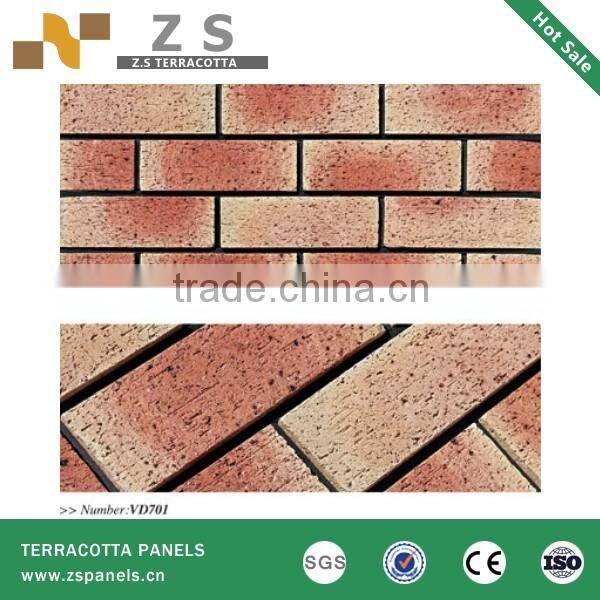 clay bricks architectural facade terracotta wall siding dry hanging system exterior wall terracotta tiles facade ceramic panel