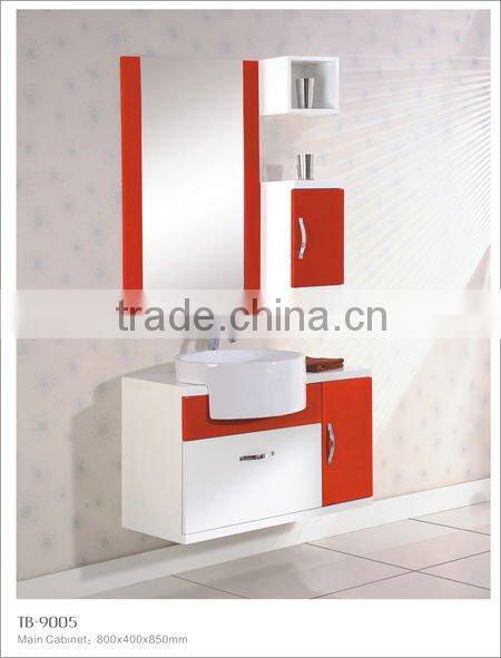 cheap price simple white corner bathroom cabinet